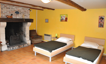 Eco-Domaine du Lac - Pierrefitte en Auge : Chambre 1 du gite Ecurie