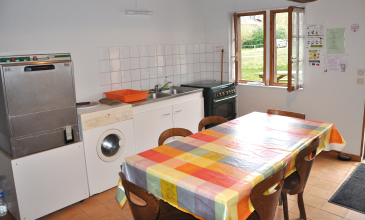 Eco-Domaine du Lac - Pierrefitte en Auge : Cuisine du gite Ecurie